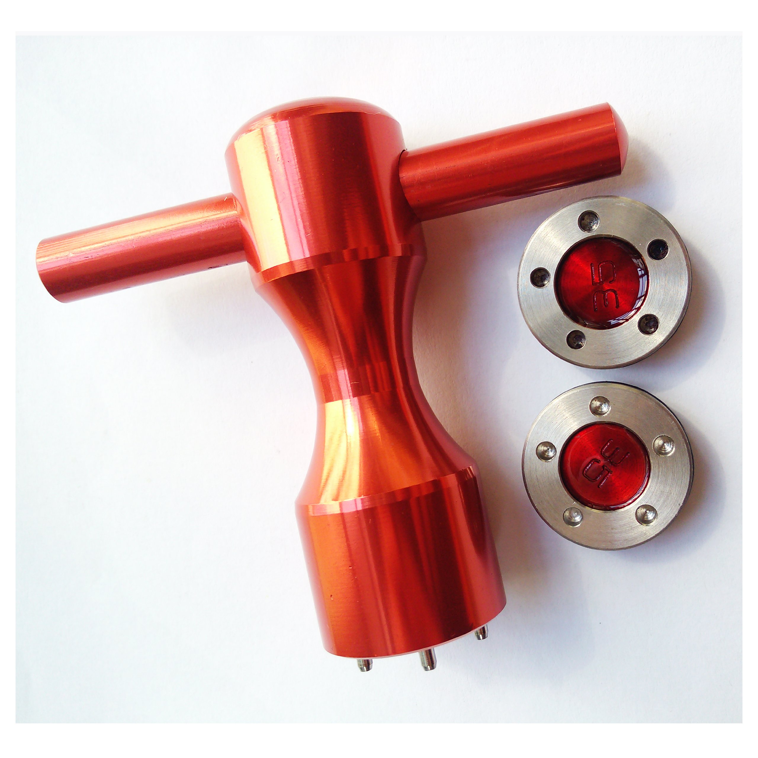 New 2 x 35g Custom Weights + Red Wrench for Titleist Scotty Cameron Putters, Red