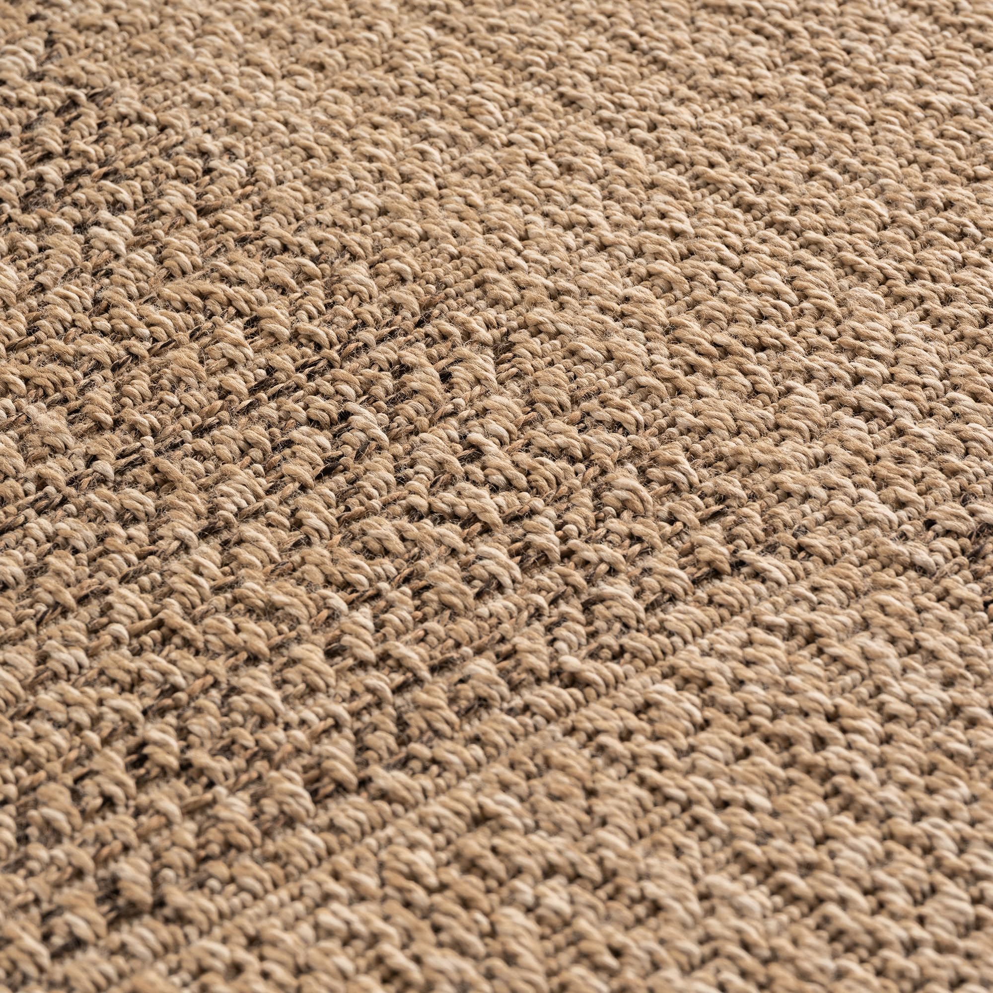 Carpetsale24 Alfombra para Interior y Exterior - Robusta, Resistente a la Intemperie y fácil de Limpiar, con Efecto de Yute Natural, Ideal para salón, Cocina, terraza, jardín y balcón, 160x230 cm