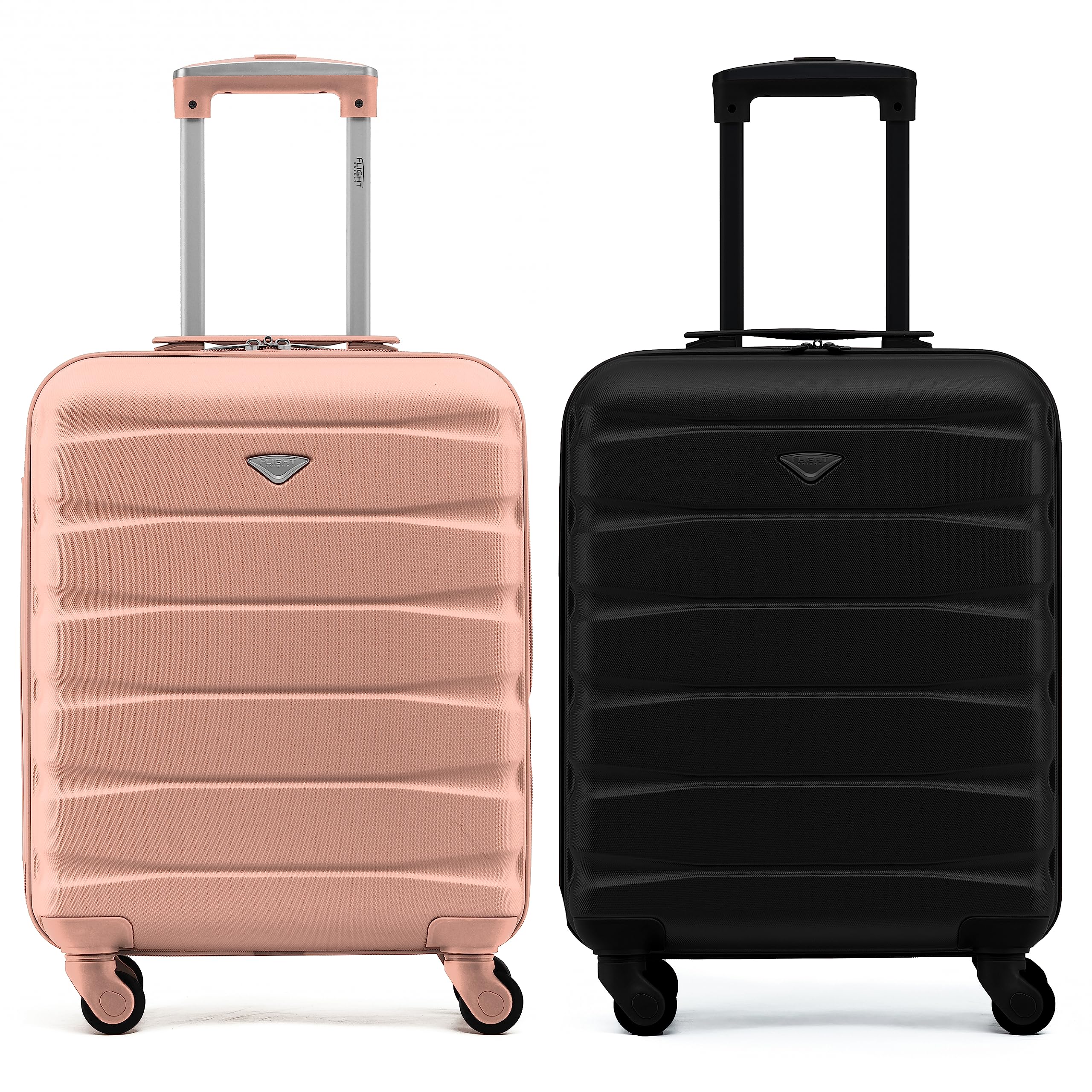Flight Knight Suitcase Set of 2 Lightweight 4 Wheel ABS Hard Case Cabin Carry On Hand Luggage Approved for Over 100 Airlines Including easyJet, British Airways, Ryanair & Many More 55x35x20cm — view 167