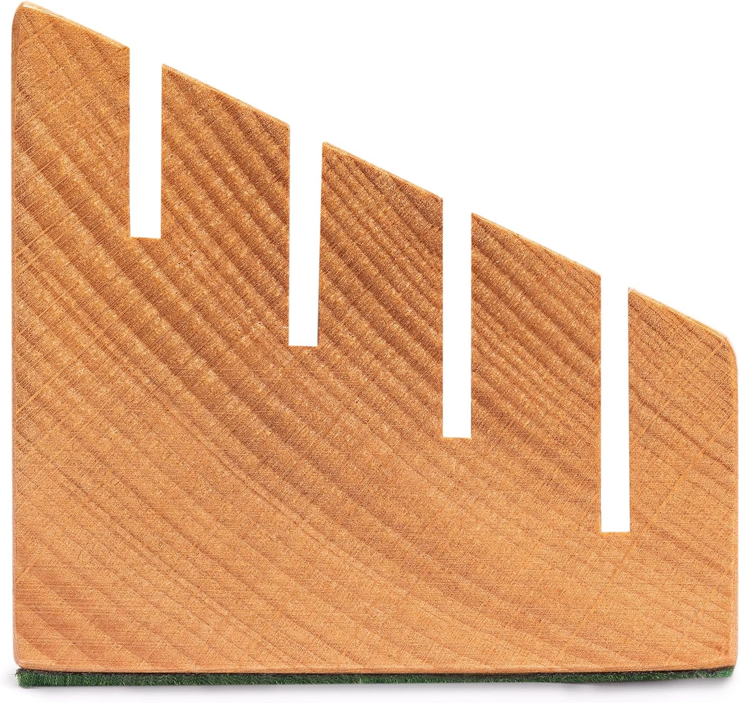 Yellow Mountain Imports Extra-Wide Solid Beechwood Playing Card Holders - Set of 2