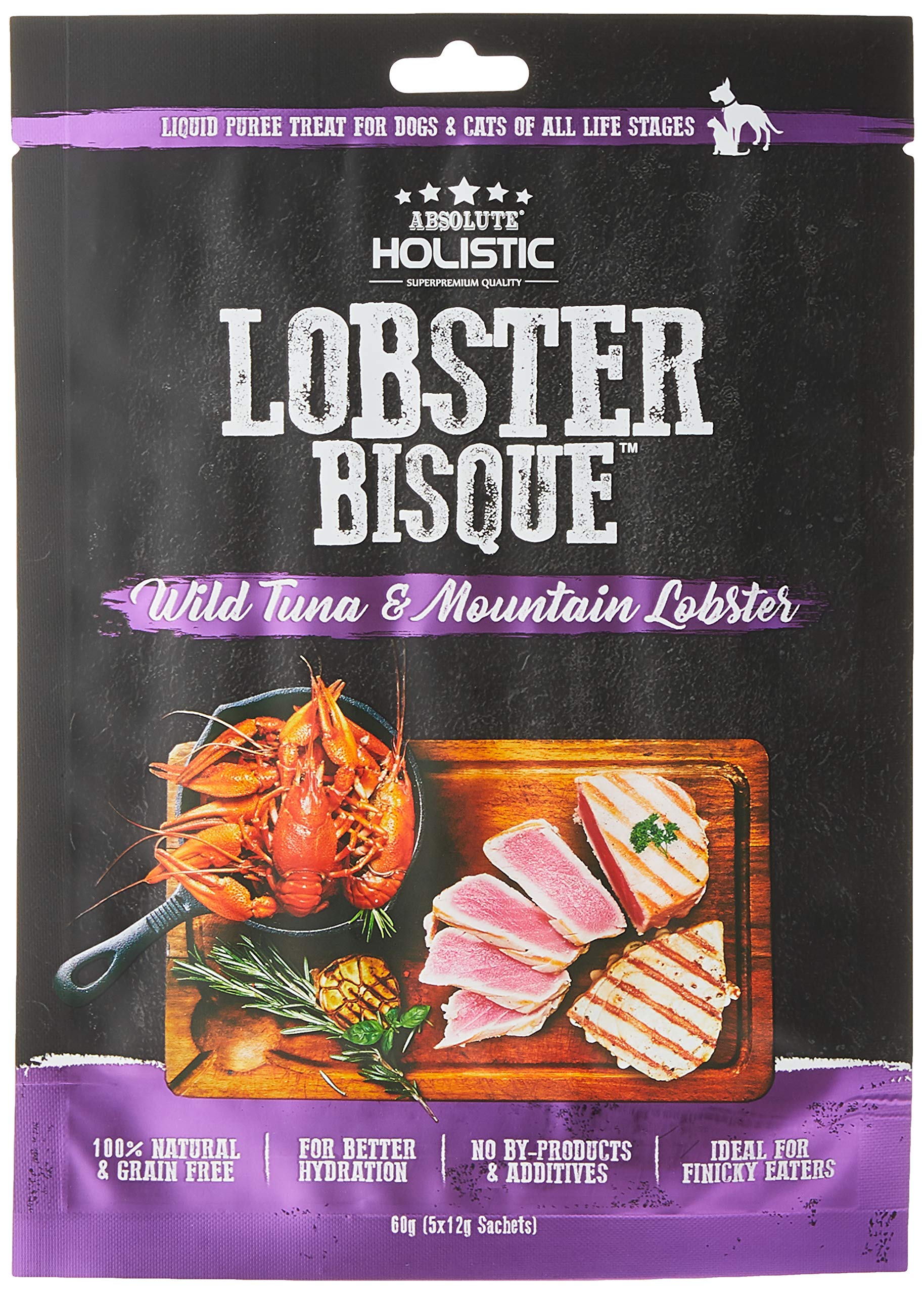 Absolute Holistic Bisqe - Tuna & Lobster 5 X 60G