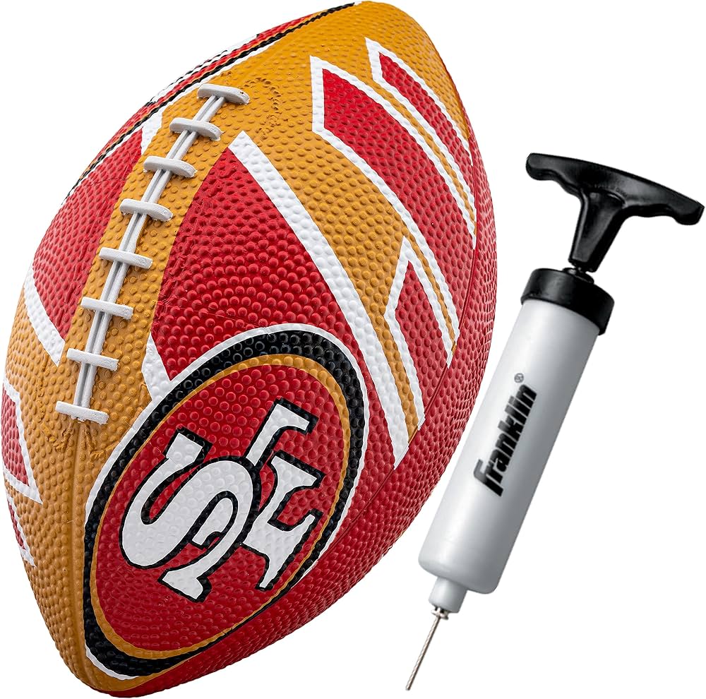 Amazon.com : Franklin Sports NFL Rubber Mini Football - 8.5