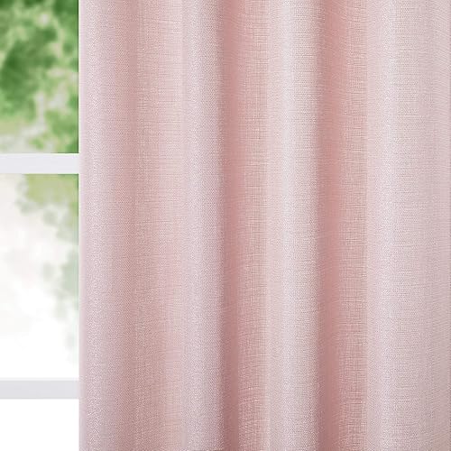 Miniatura 7 de Cortinas semi translúcidas con brillantina y bolsillo para barra de cortina