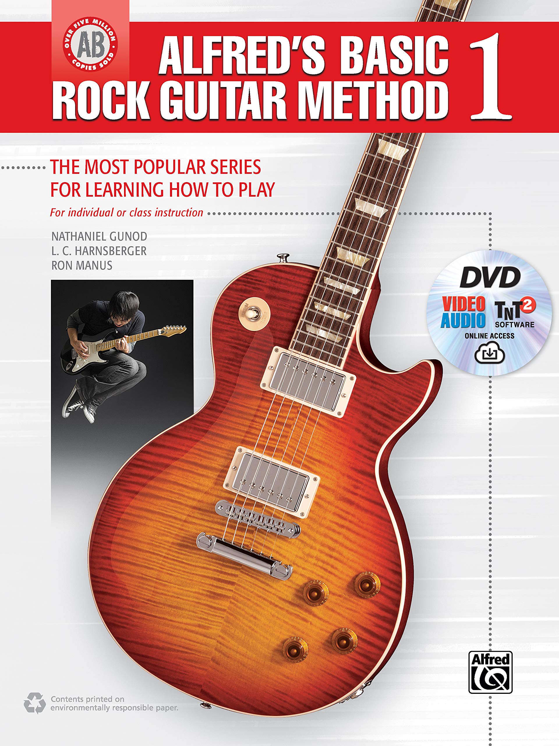 Alfred's Basic Rock Guitar Method, Bk 1: The Most Popular Series for Learning How to Play (Book, DVD & Online Audio, Video & Software) (Alfred's Basic Guitar Library)