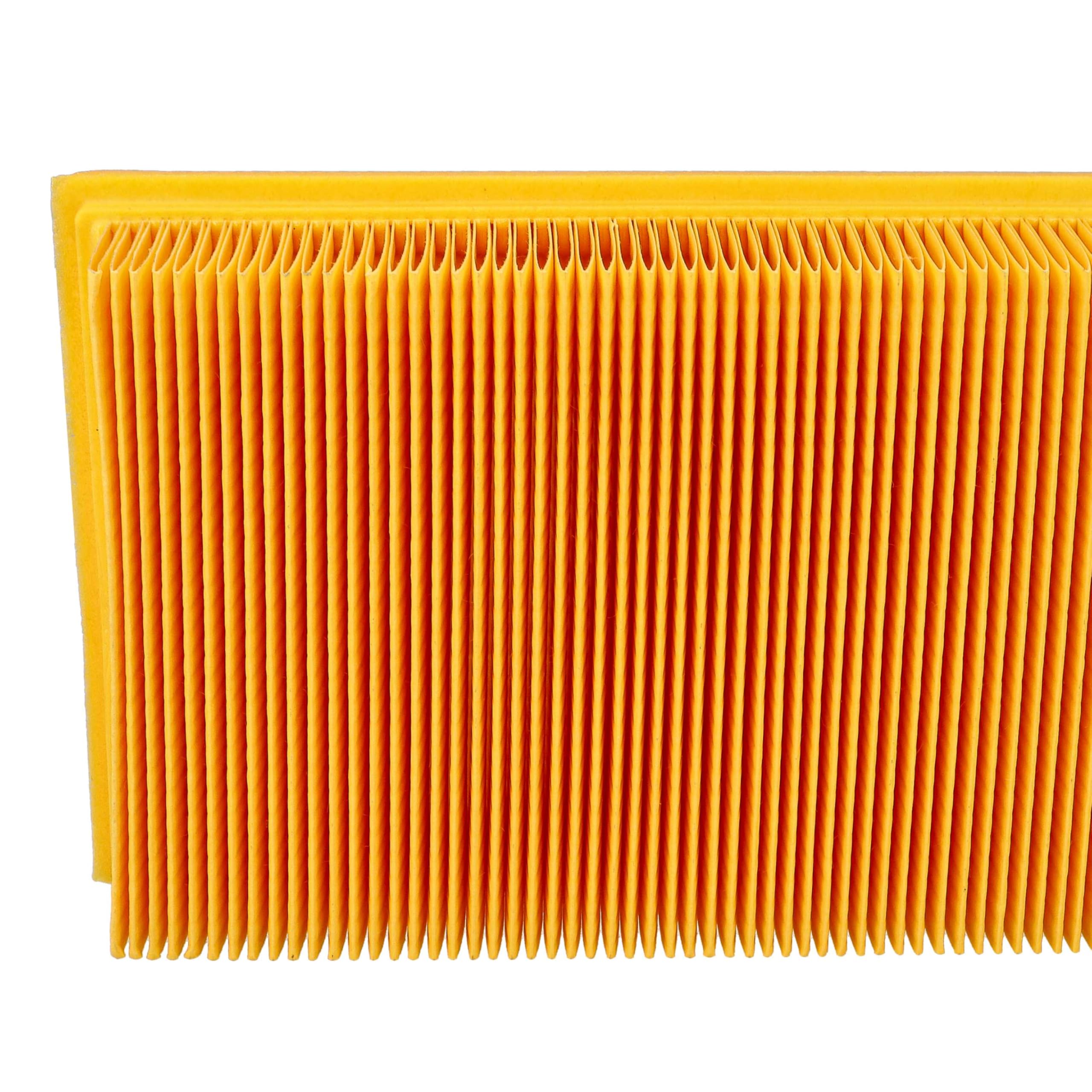 vhbw 3x filtro a pieghe piatte sostituisce Kärcher 6.904-206 per aspirapolvere umido/secco - Elemento filtrante