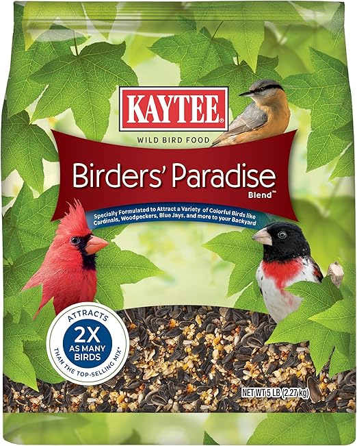 Kaytee Birders Blend Stand Up Bag, 5-Pound