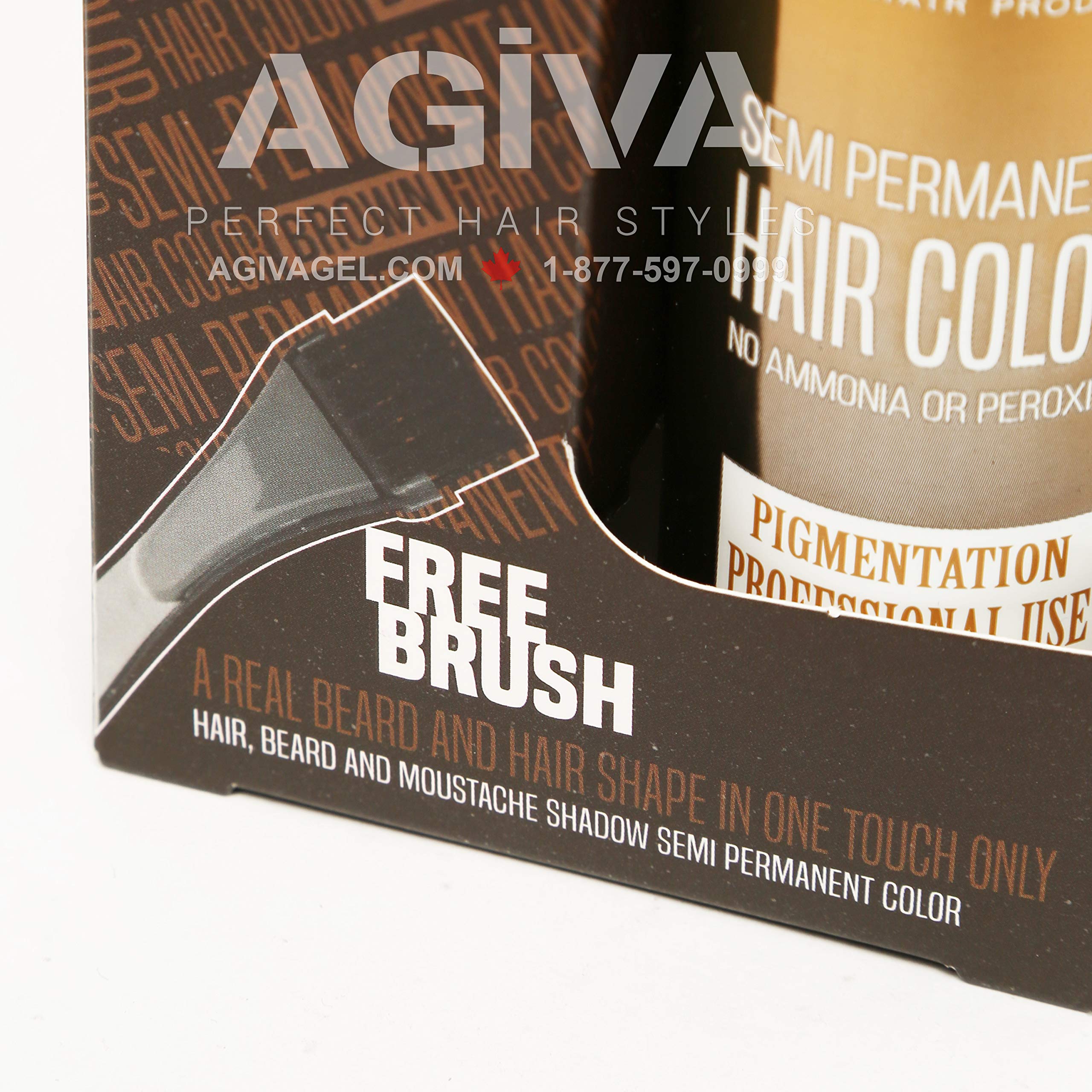 Agiva matita sopracciglia Semi Permanent Hair Color Brown 125Ml, 125 ml