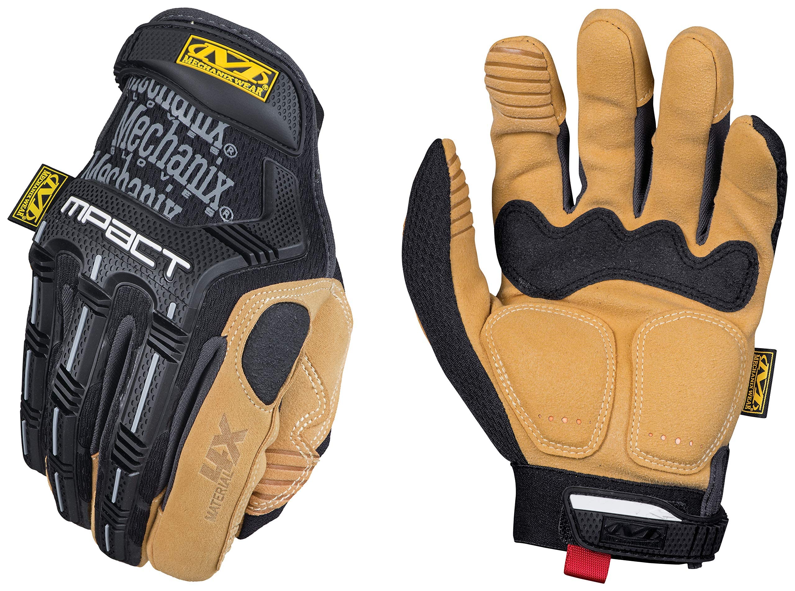 Mechanix Wear - Material4X M-Pact Guanti, Nero, Large