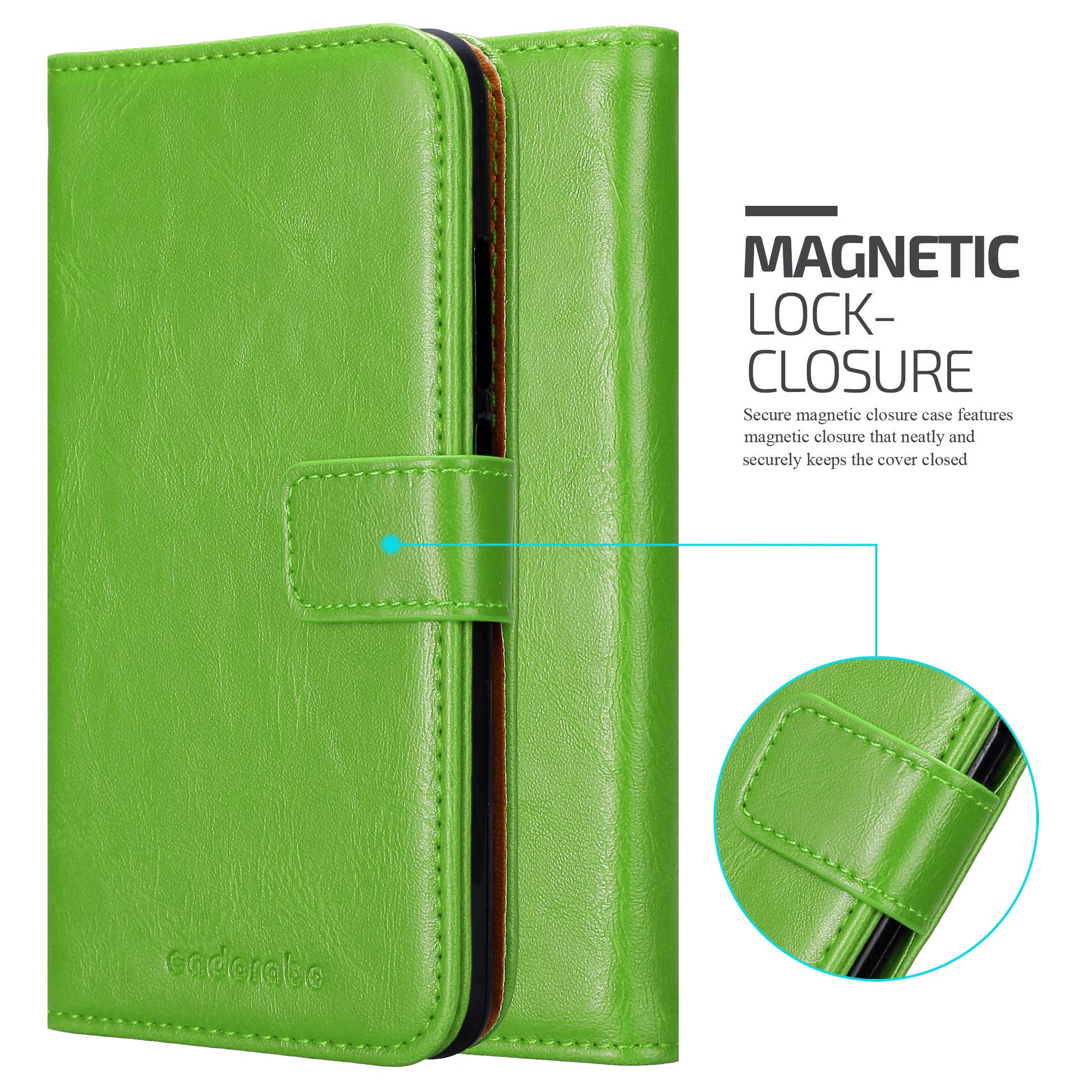 Cadorabo Custodia A Libro Con Portafoglio Per Honor 5C, Verde Erbe, Chiusura Magnetica, Vani Per Carte E Funzione Stand