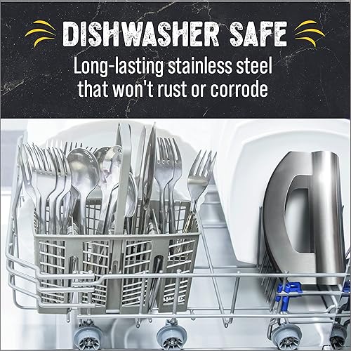 Miniatura 6 de Checkered Chef Salad Chopper Tool, Mezzaluna Knife Stainless Steel Vegetable Rocker