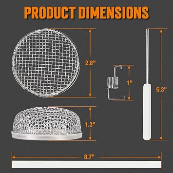 TONDA RV Furnace Vent Screen, Bug Screen for RV Heater Vents, 2 Pack