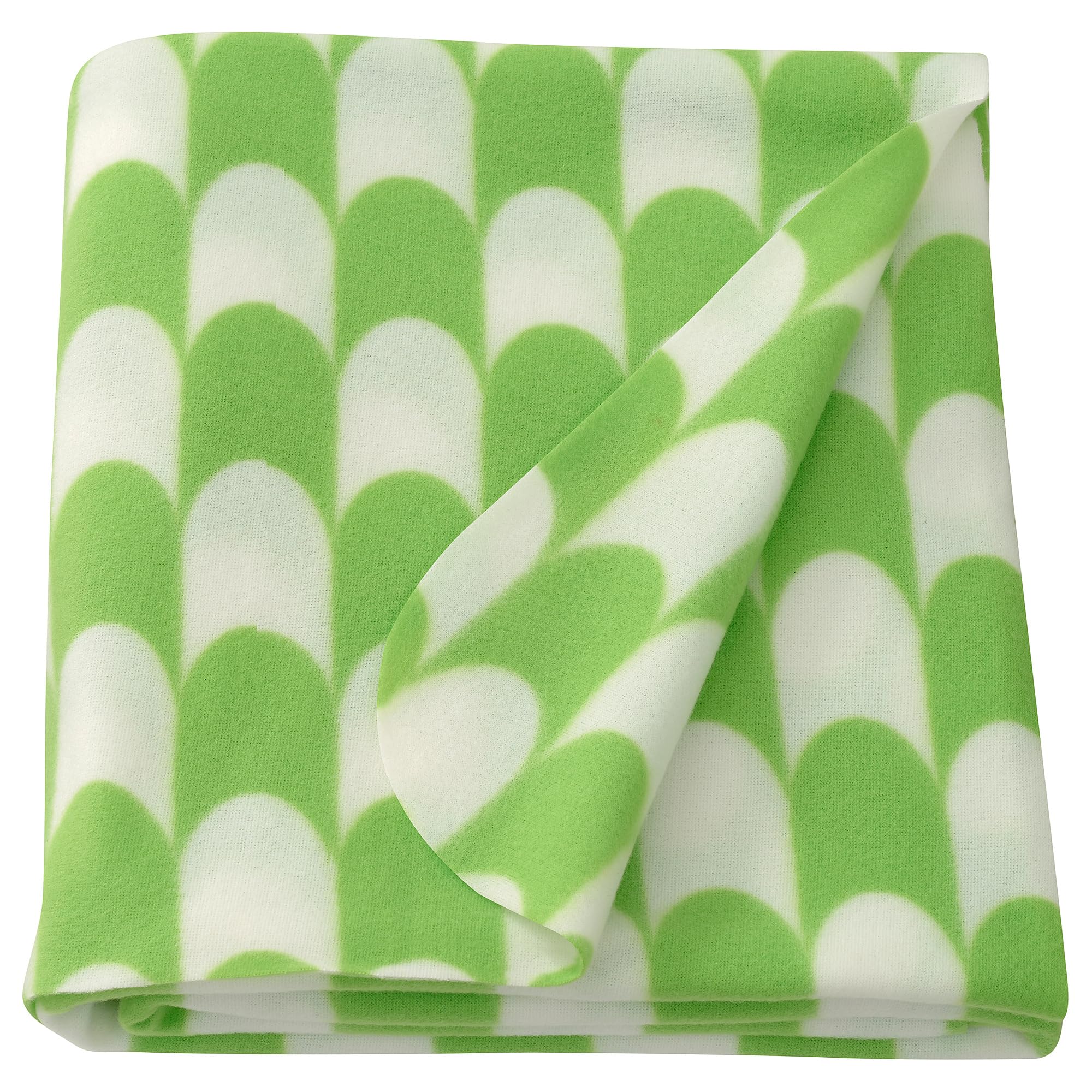 Couvre-lit vert et blanc Bruksvara pour créer un coin lecture cocooning