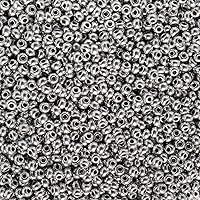 Vista 23 de John Bead Cuentas de cristal checo 10/0 cuentas de acero de pavo real para manualidades de joyería, vial de 0.85 oz