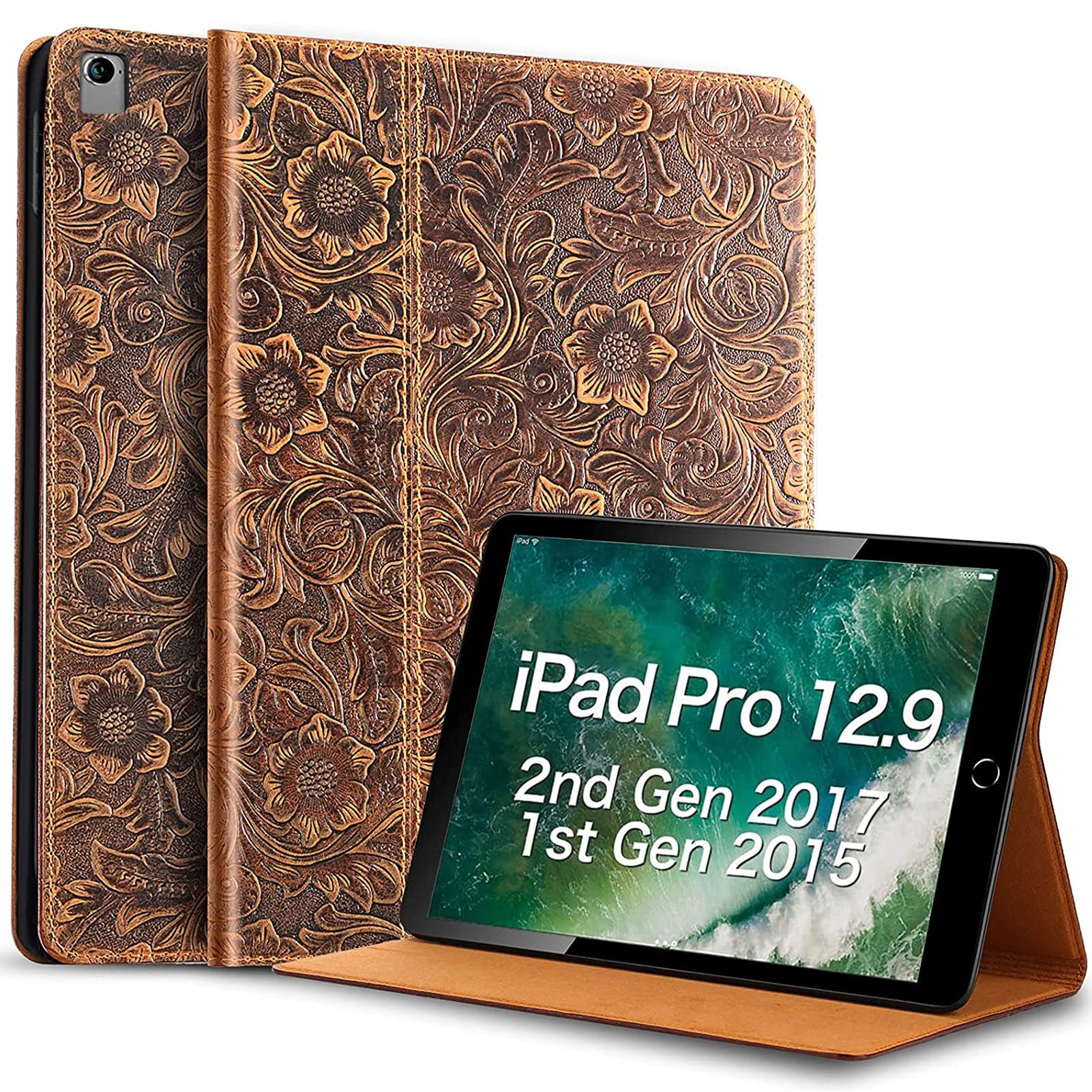 Gexmil Genuine Lether Cse For IPd Mini 7 17 Pro Kuwit - View #3