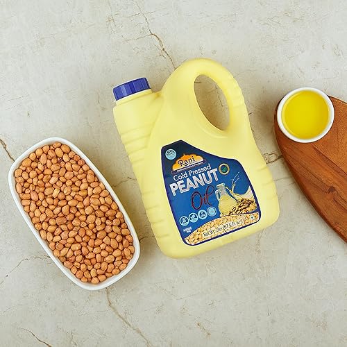 Miniatura 5 de Aceite de maní Rani 67.6 onzas (2 litros) prensado en frío  100% natural  Sin OMG  Kosher  Vegano  Sin gluten