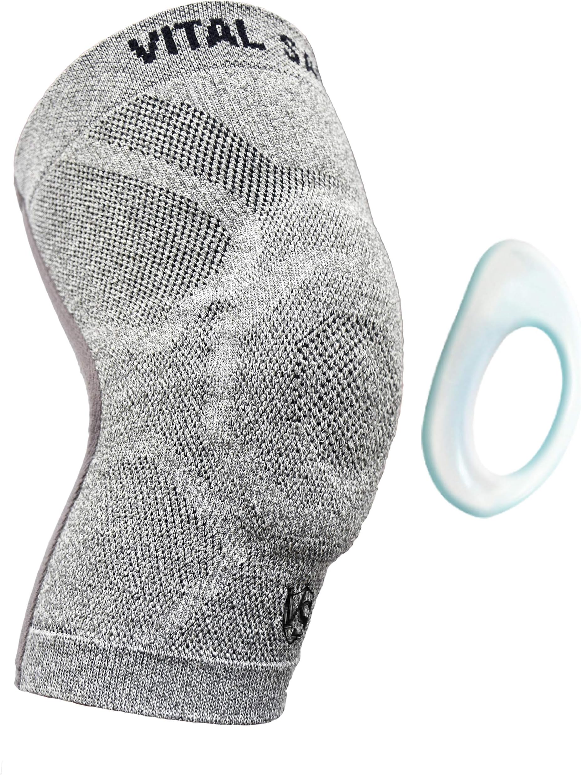 Vital Salveo Breathable Compression Sports Knee Brace/Support, Pain Relief, Speeds Recovery, Protects Joint, Knee Sleeve Train Tec S PRO(PRESSURE PAD)-(1PC)