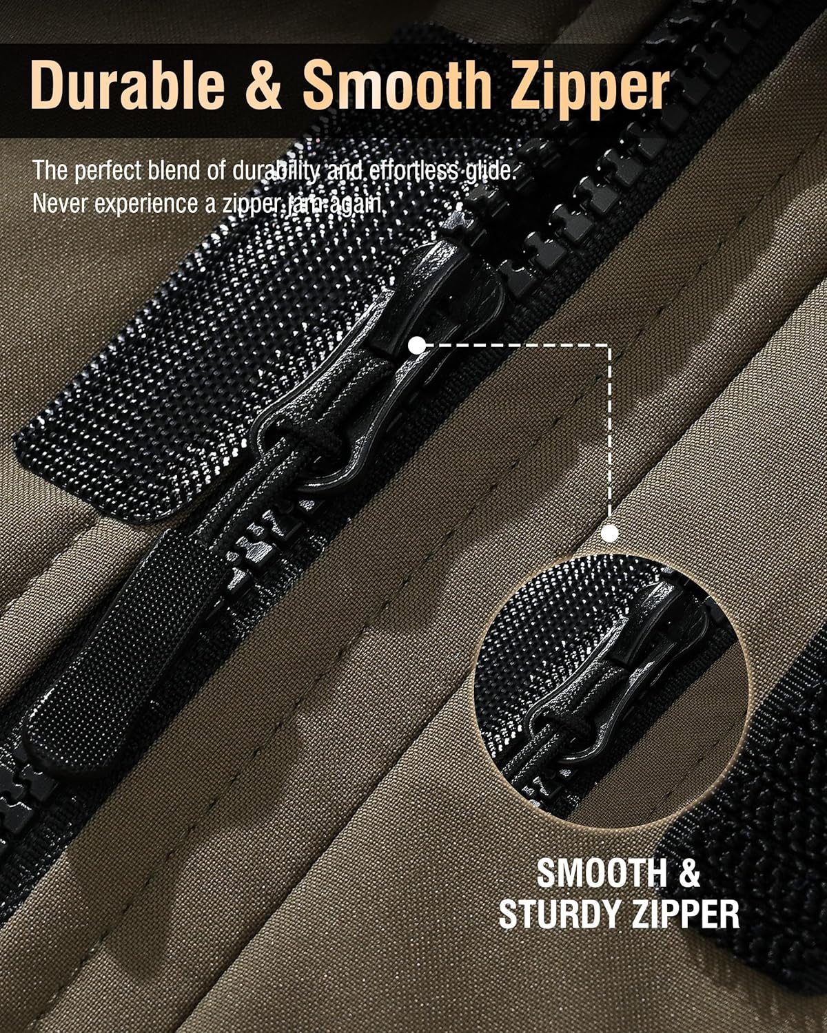 Winter Jackets Coats For Men Ski Snow Waterproof Fleece Liner Windproof Raincoat 6 Pockets - Image 3