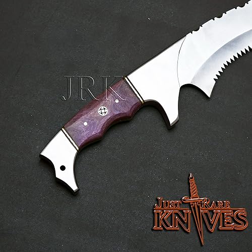 Miniatura 4 de USA EDICIÓN ESPECIAL: 17 "Hecho a mano único hecho a mano D2 acero táctico Camping cuchillo/mini espada con funda de cuero (JRK26)