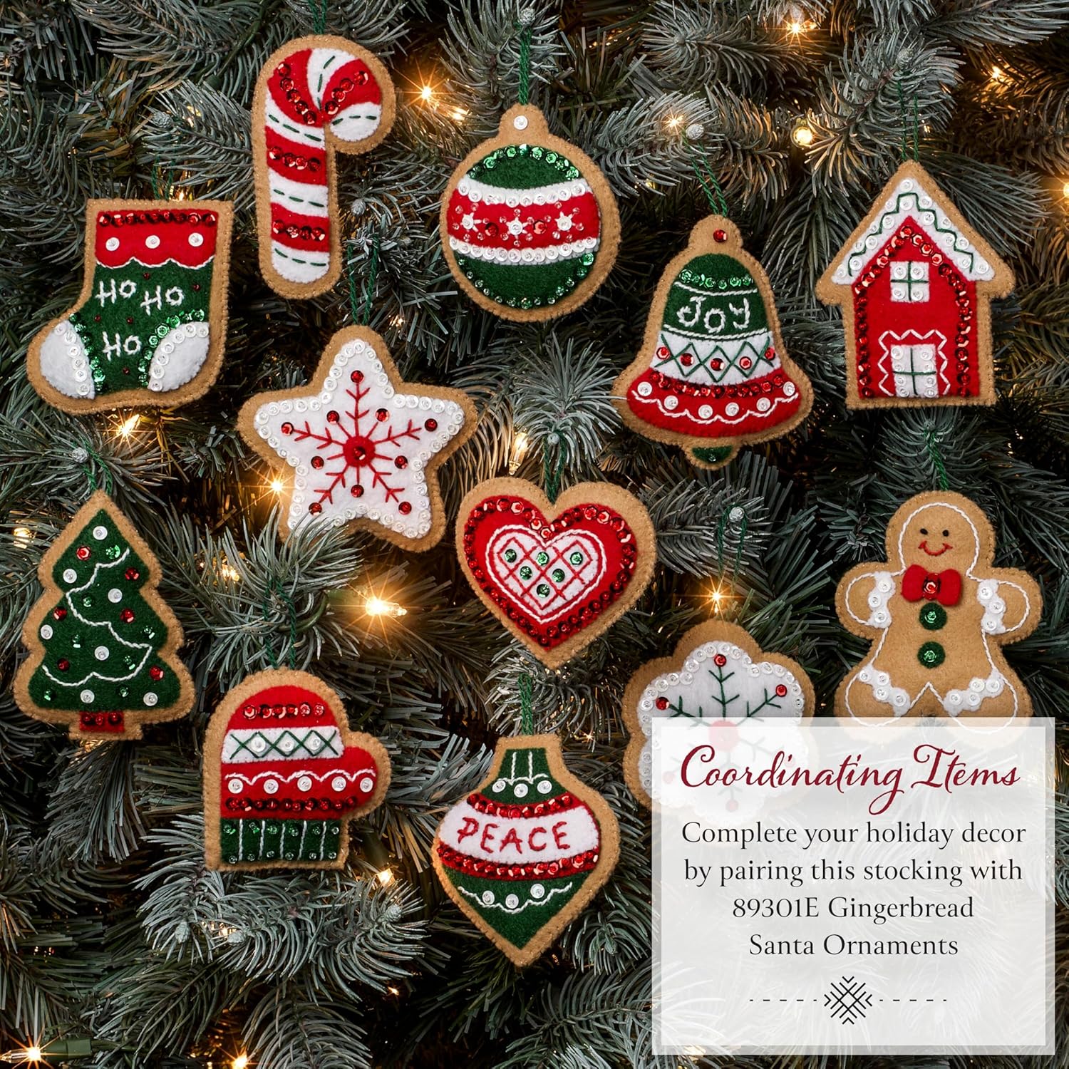 Bucilla Felt Applique 18" Stocking Making Kit, Rockin' Retro Kitchen, Perfect for DIY Arts and Crafts