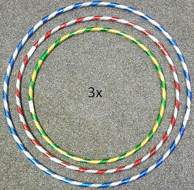 dpny 3x kids adult Weight Loss Sports hoola Hoop Series With Sharpener Exercise Fitness Gym Workout small medium and large, PLUS FREE, SKIPPING ROPE