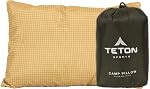 TETON Sports Camp Pillow; Perfect Anytime You Travel; Camping, Backpacking, Airplanes, and Road Trips; You Can Take It Anywhere and it’s Washable