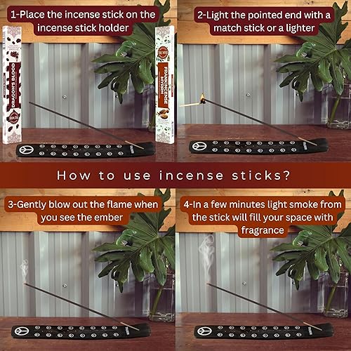 Vista 179 de Trumiri Incense Sticks - Combo Pack of 40 Insence-Sticks - 20 Rose + 20 Lavender - Insenses - Insents - Incents - Inscense - Incence - Incienso