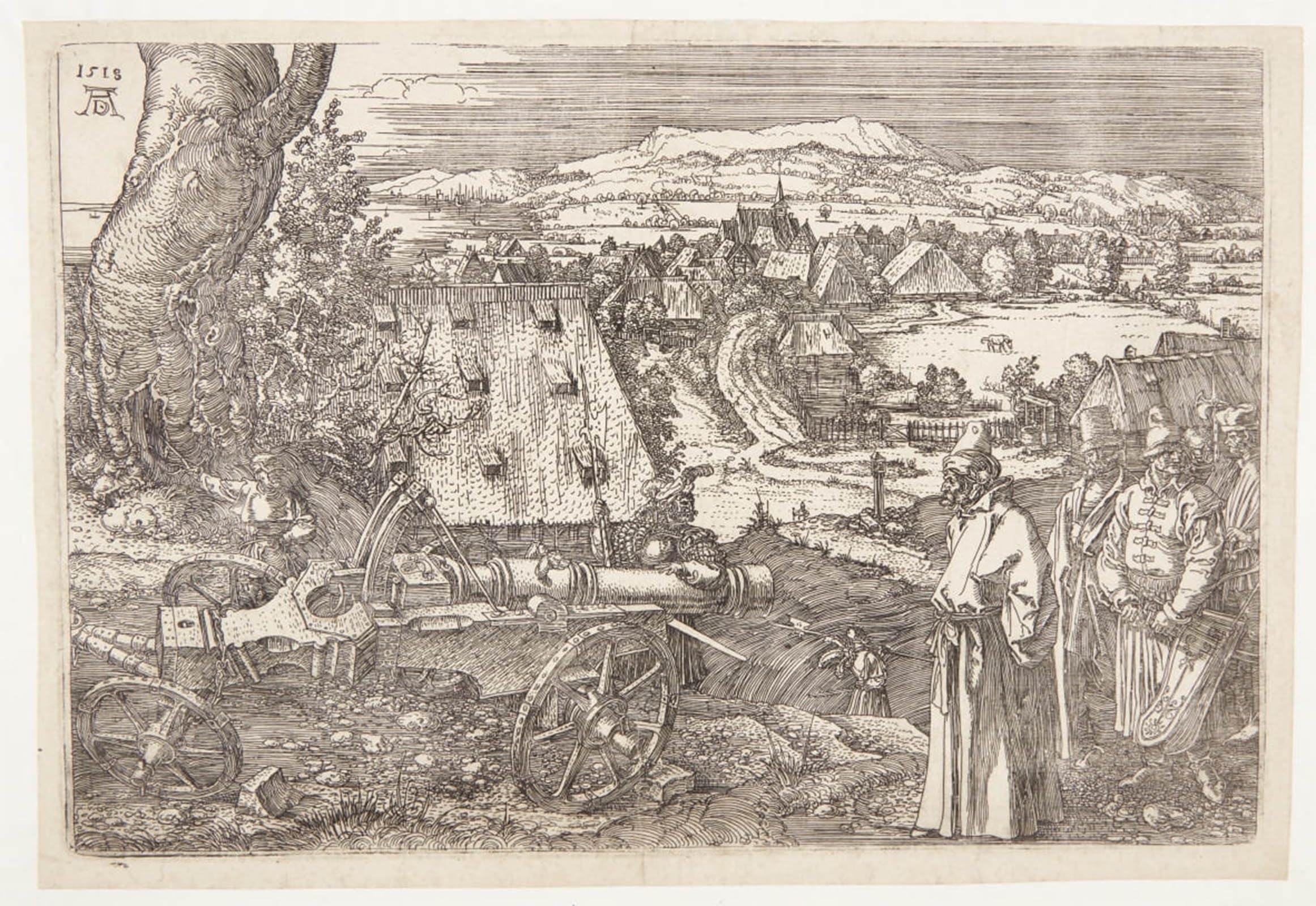 RZHRHJES Retro Picture Portrait Oil Painting Modern Wall Artwork Landscape by Albrecht Dürer Canvas Poster for Office Decor 60x90cm