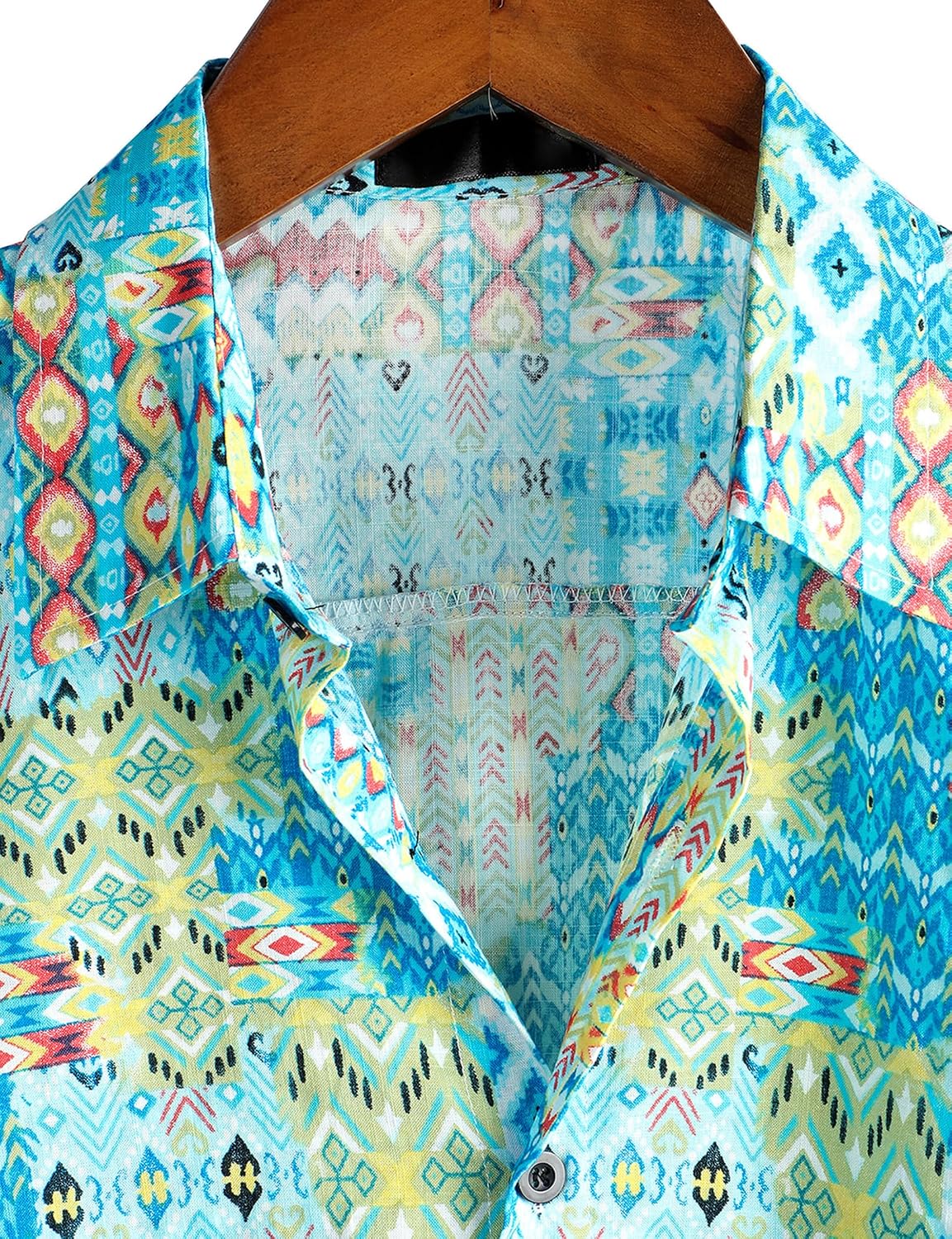 VATPAVE Mens Casual Hawaiian Shirt Short Sleeve Button Down Beach Shirts image 2