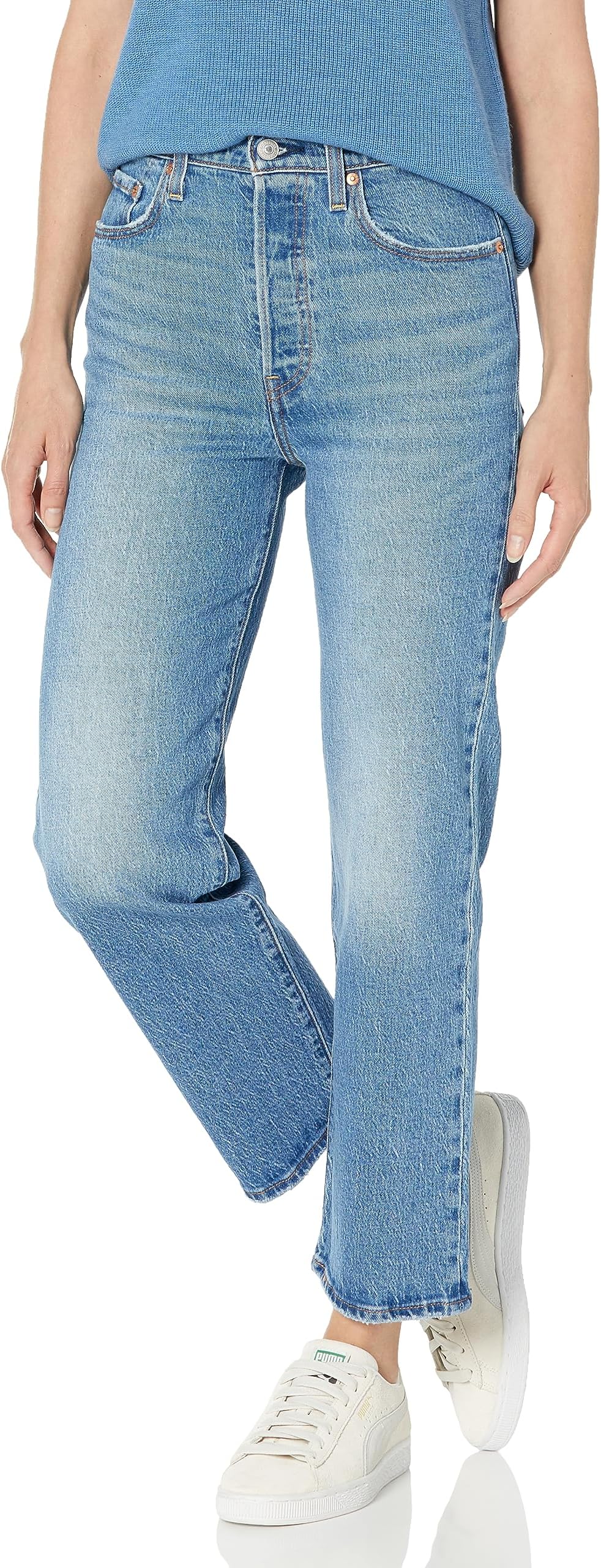 Levi'sWomen's Premium Ribcage Straight Ankle Jeans