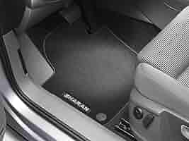 Original Volkswagen VW Ersatzteile Premium Velours Fußmatten 