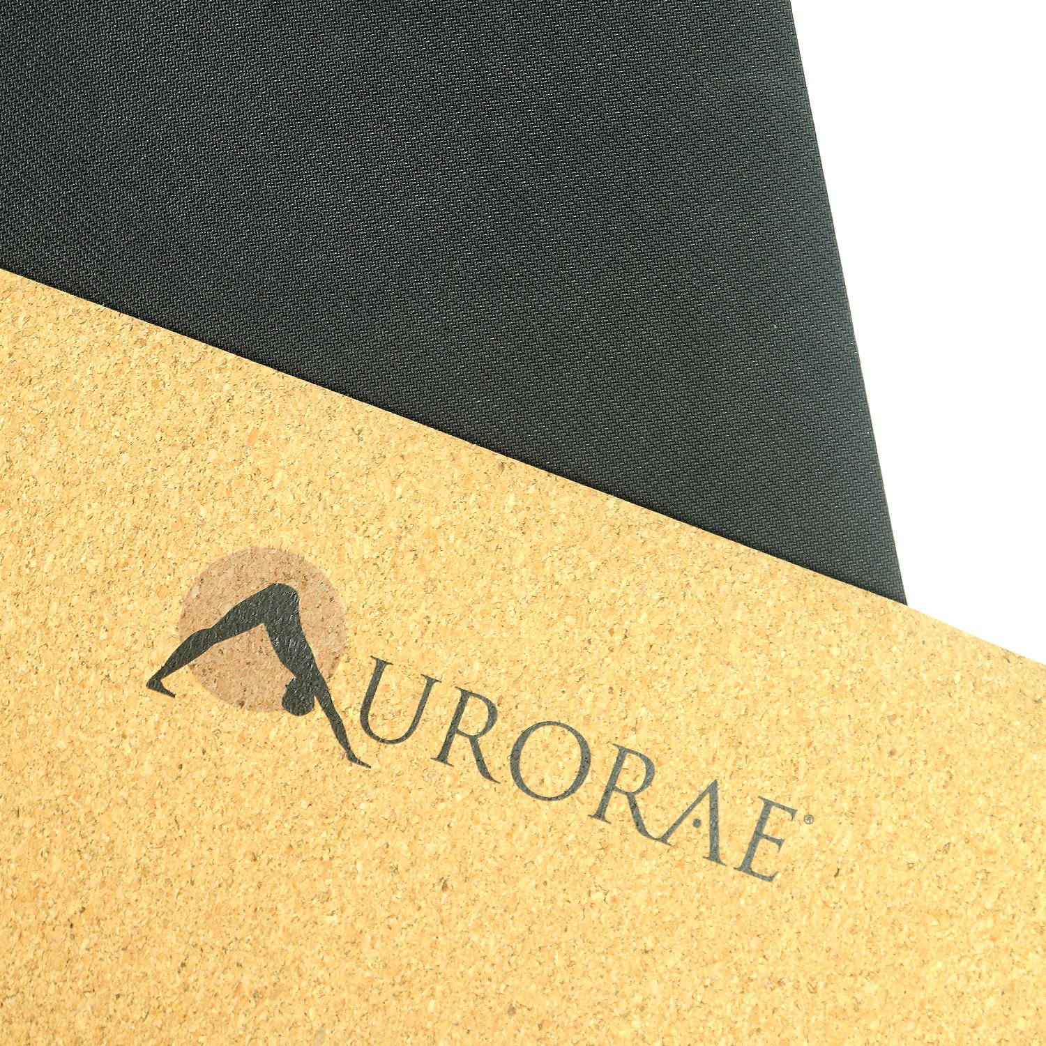 Aurorae slip Pro/tappetino yoga in sughero naturale, libero, sicuro e non tossico, priva di PVC, TPE, sostanze chimiche/plastica. Biodegradabile e riciclabile, antistatico, traspirante, 185,4 cm x 24 1/2" x 5 mm di spessore.