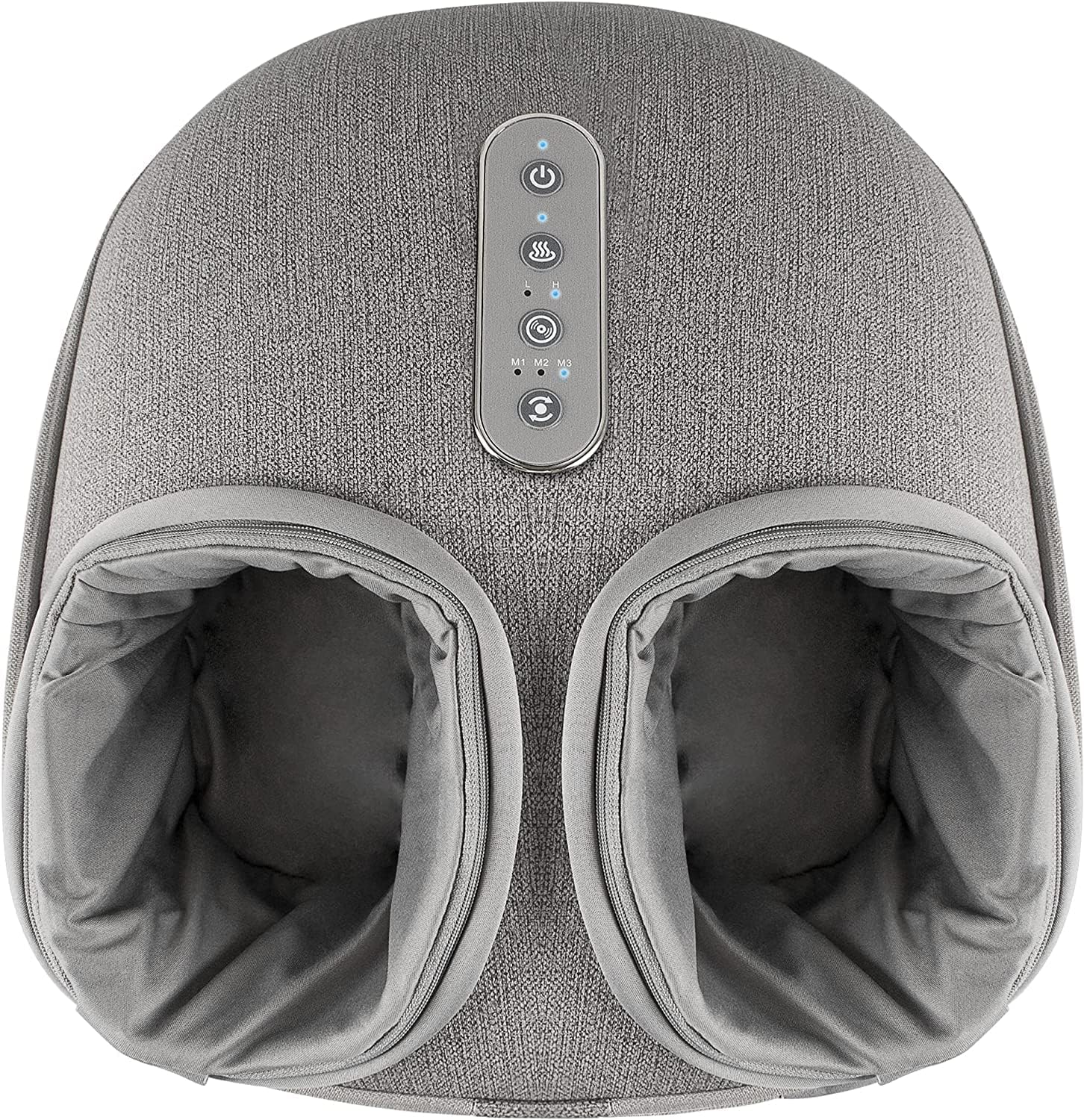 Medcursor Foot Massager with Heat Shiatsu Deep Kneading, Gray, Up to US 13"