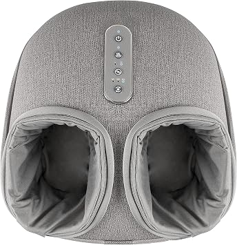 Medcursor Foot Massager with Heat Shiatsu Deep Kneading, Gray, Up to US 13"