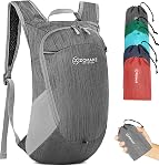 ZOMAKE Packable Hiking Backpack, Lightweight Foldable Backpacks Water Resistant Small Travel Daypack for Women Men