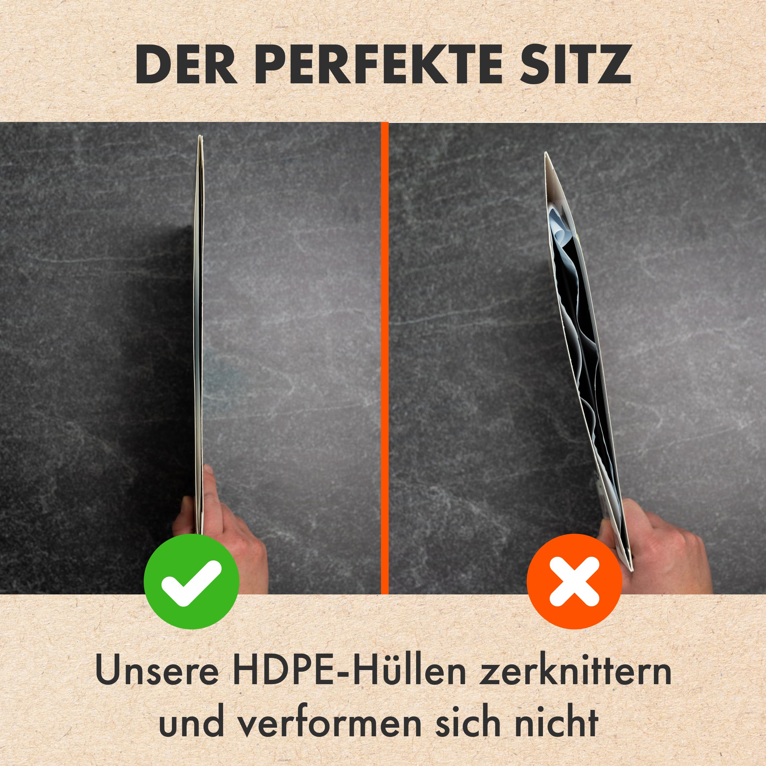 SPINCARE 100x 12 Zoll Audiophile Innenhüllen Für LP Schallplatten | Antistatische Gefüttert Vinyl Schutzhüllen | Mehrlagige Innenhülle Aus Reispapier