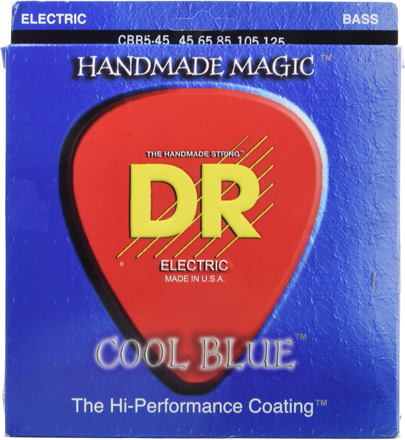 DR Handmade Strings CBB545 K3 Coated Steel 5 Bass Guitar