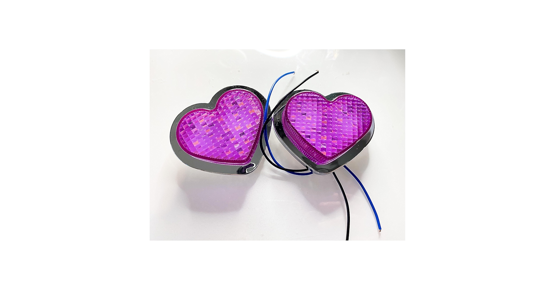 redline ハート ピンク Amazon.com: jdm 2PCS Pink Heart Shaped Side Marker/Accessory