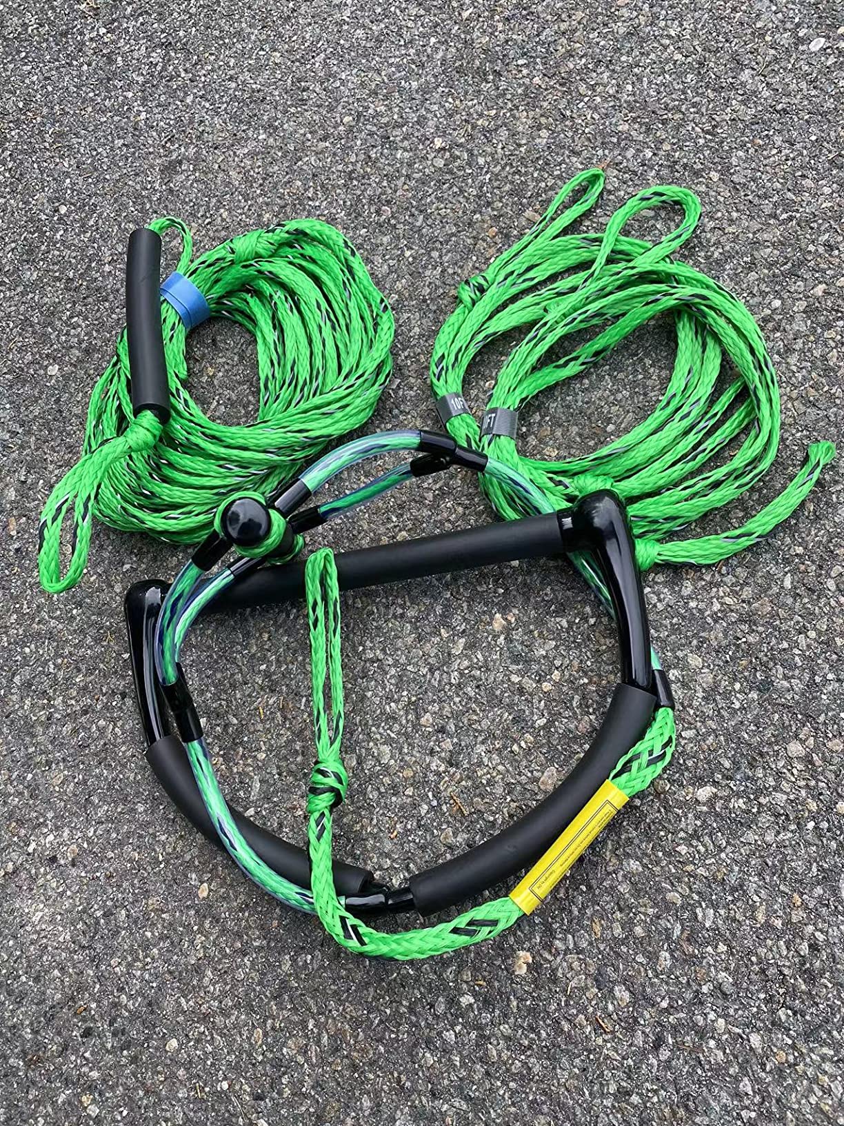 9/mo Finance MAYAPHILOS 75ft Wakeboard Water Ski Kneeboard Rope with 15in Floating Handles ,4