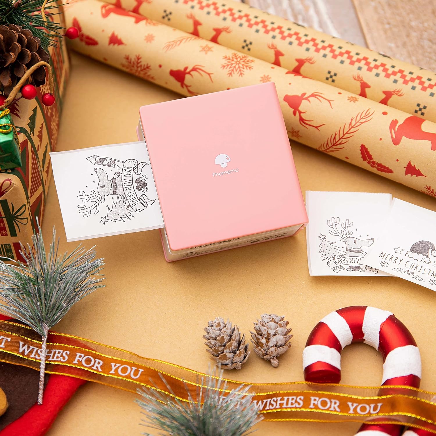 Super Deal Product Phomemo M02 Bluetooth Pocket Printer for iPhone & Android Phones, Portable Sticker Maker Machine Printer, Inkless Travel Printer for Smartphone 🔥 Flash Sale Phomemo M02 Bluetooth Pocket Printer for iPhone & Android Phones, Portable Sticker Maker Machine Printer, Inkless Travel Printer for Smartphone