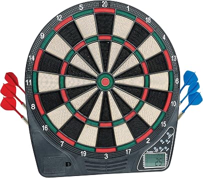 Franklin Sports Electronic Dart Board Sets - Soft Tip Electric Dartboard with Digital Scoreboard - 6 Darts Included