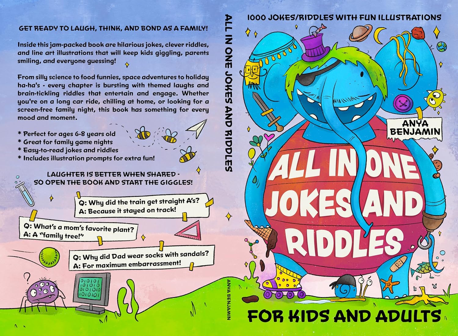 All In One Jokes And Riddles: A Collection of the Funniest Jokes and Trickiest Riddles for Kids and Families