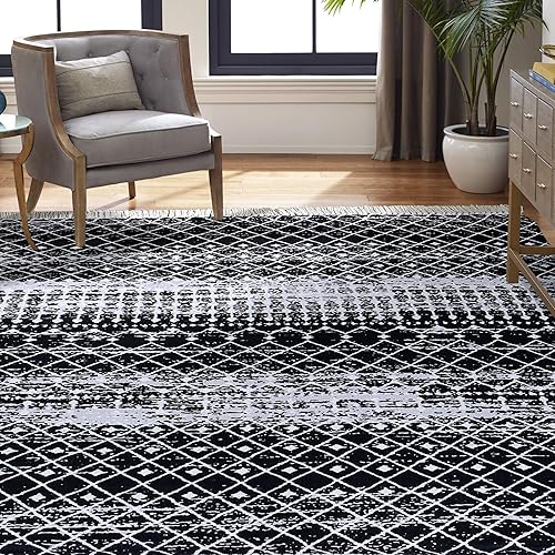 Miniatura 2 de Kaspene Home - Alfombra tradicional persa y oriental de algodón de poliéster - Alfombra lavable naranja y azul para dormitorio, cocina, sala de