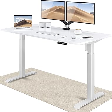 Desktronic Höhenverstellbarer Schreibtisch 160x80 cm - Stabiler Schreibtisch Höhenverstellbar Elektrisch - Standing Desk mit 