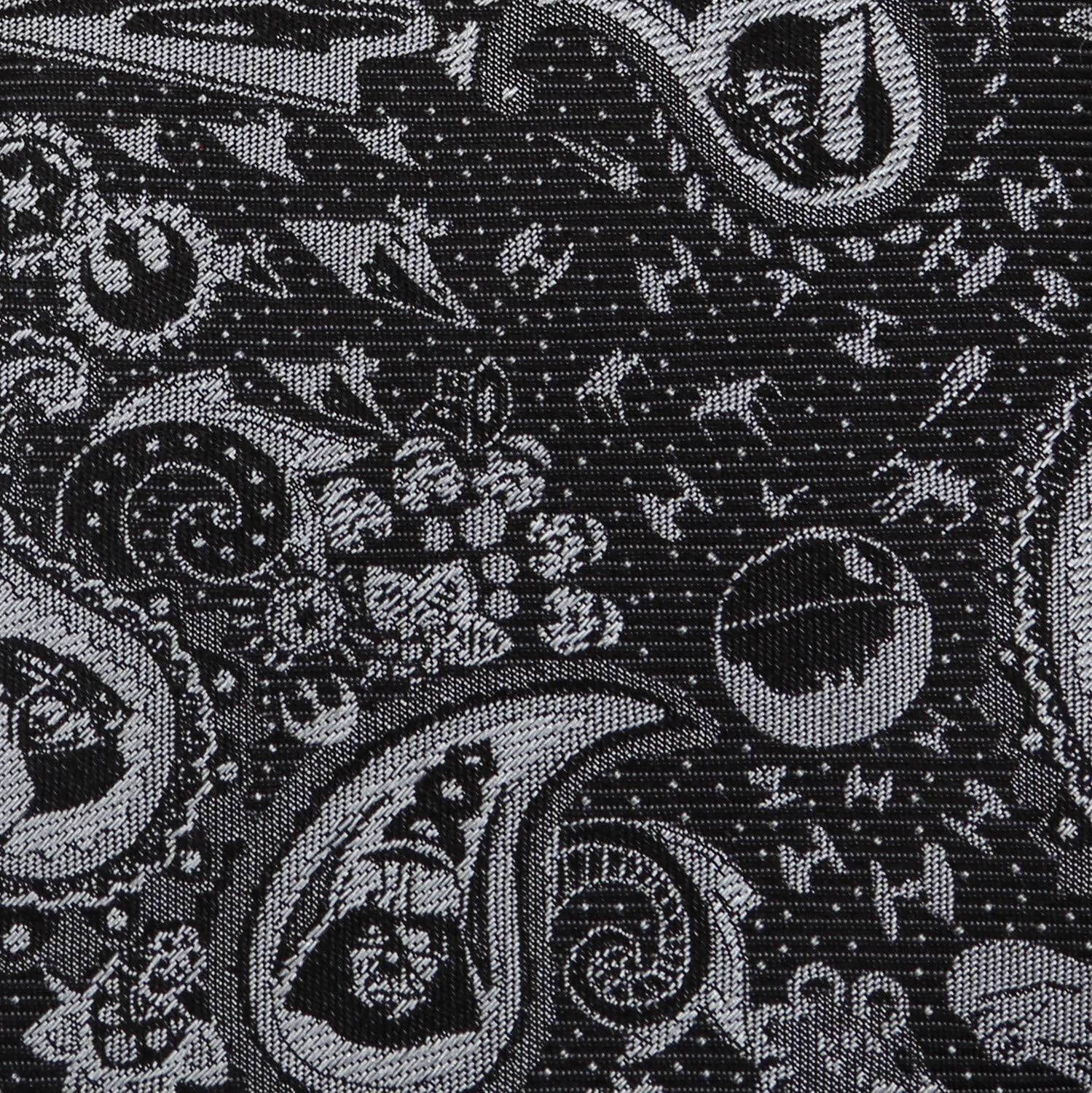 Cufflinks Inc. Vader Paisley Black and White Men's Silk Tie