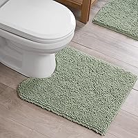 Vista 43 de Resort Collection - Tapete de baño de chenilla, 21 x 34 pulgadas, lino