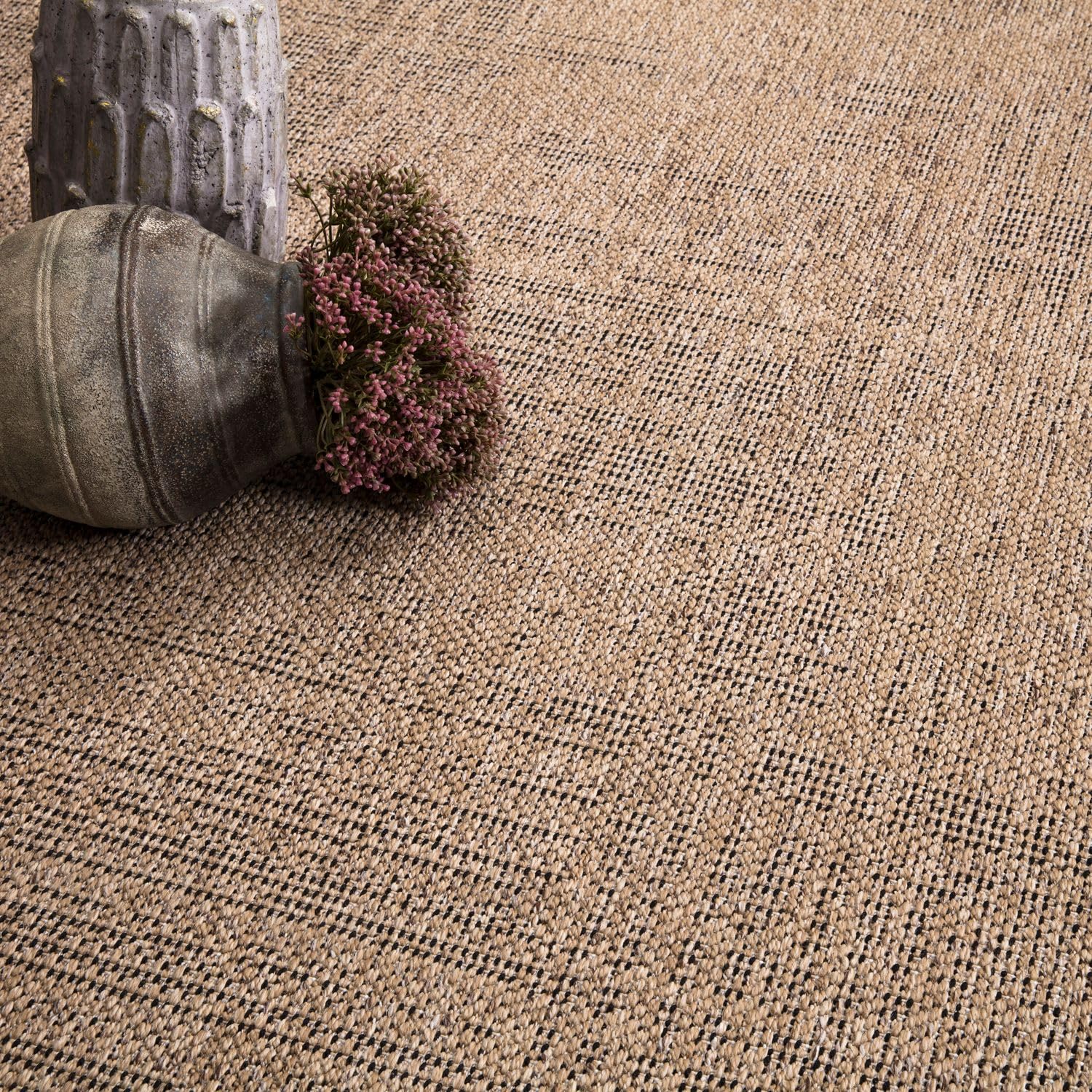 TT Home Tappeto Esterno Lavabile 160x220 cm Beige Marrone