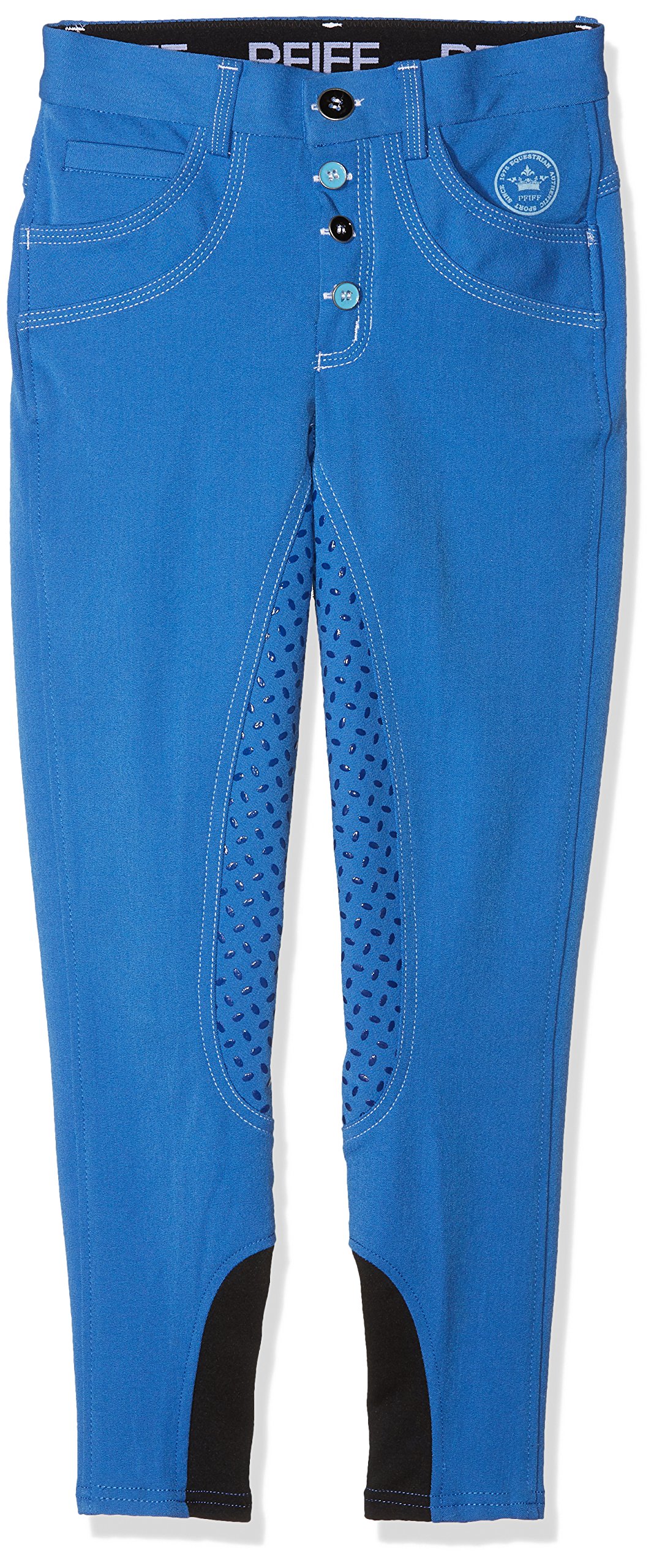 PFIFF Pantalones de equitación para niños con ribete de agarre