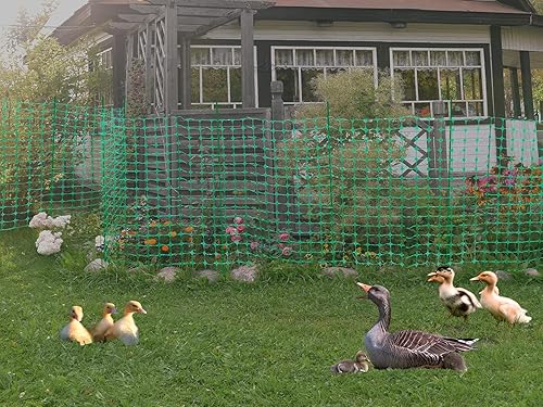 Miniatura 7 de Valla de jardín, valla de nieve, valla de seguridad de plástico + 25 estacas de acero para plantas, valla de nieve para patio, 40 pulgadas x 100