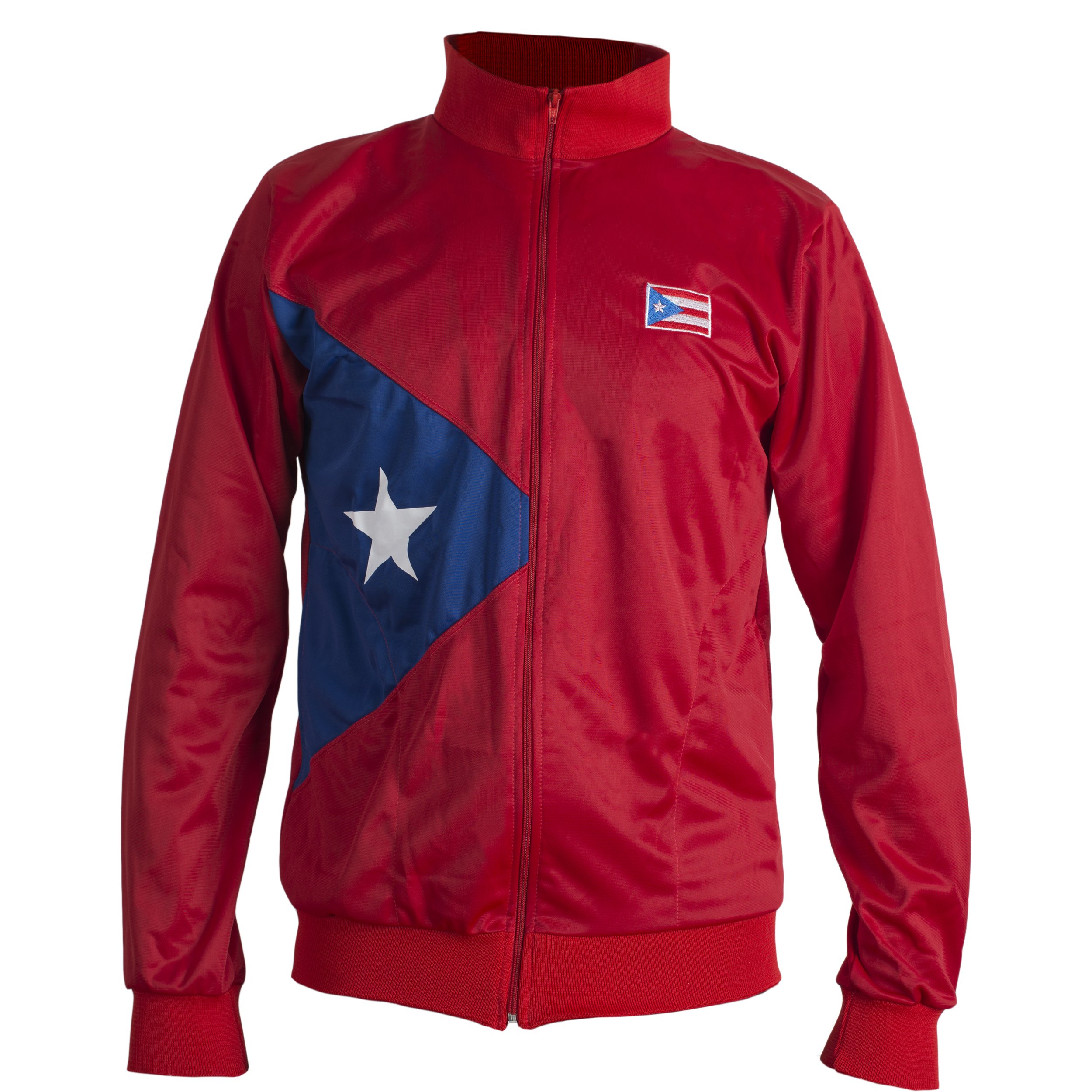 Red Puerto Rico National Flag Caribbean Jacket Tracksuit Jumper Man Top-image-21