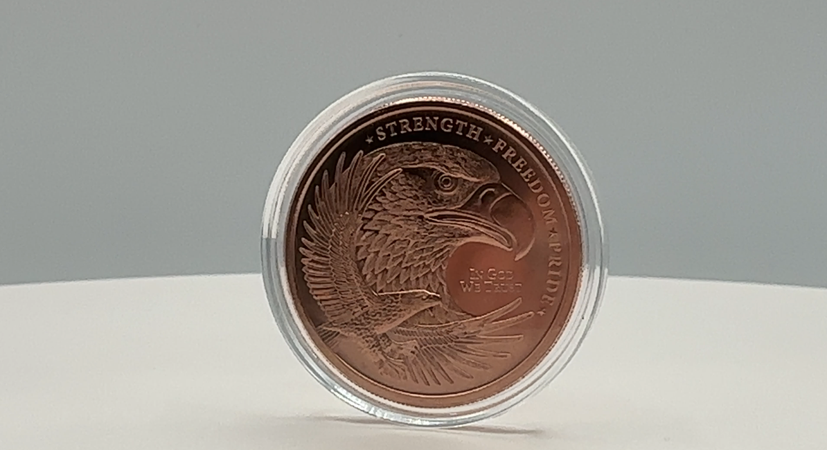 Amazon.com: American Bald Eagle - 1 oz .999 Pure Copper Round